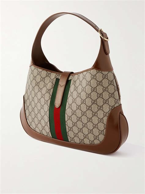 gucci jackie bag monogram|gucci monogram tote bag.